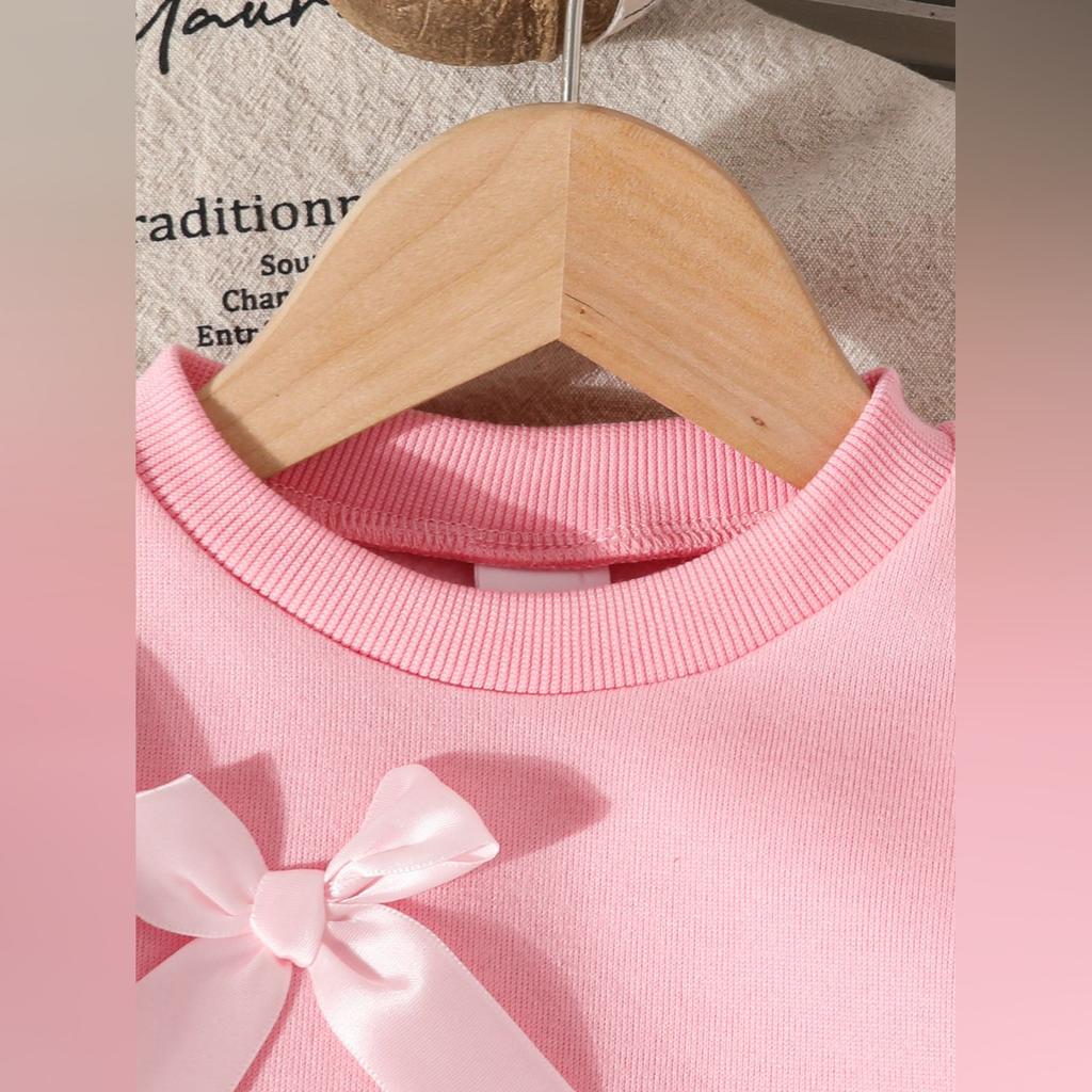 Комплект детского топа с длинным рукавом - Повседневный, стильный и универсальный детский наряд