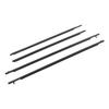 4PCS Car Window Moulding Trim Noise Reduction 68160 AE010 Replacement for Sienna 2003 To 2010