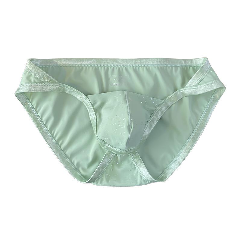 Новые Мужские Сексуальные Трусы с Низкой Талией: Бикини-треугольник в стиле Pure Style с дышащим дизайном из пайеток