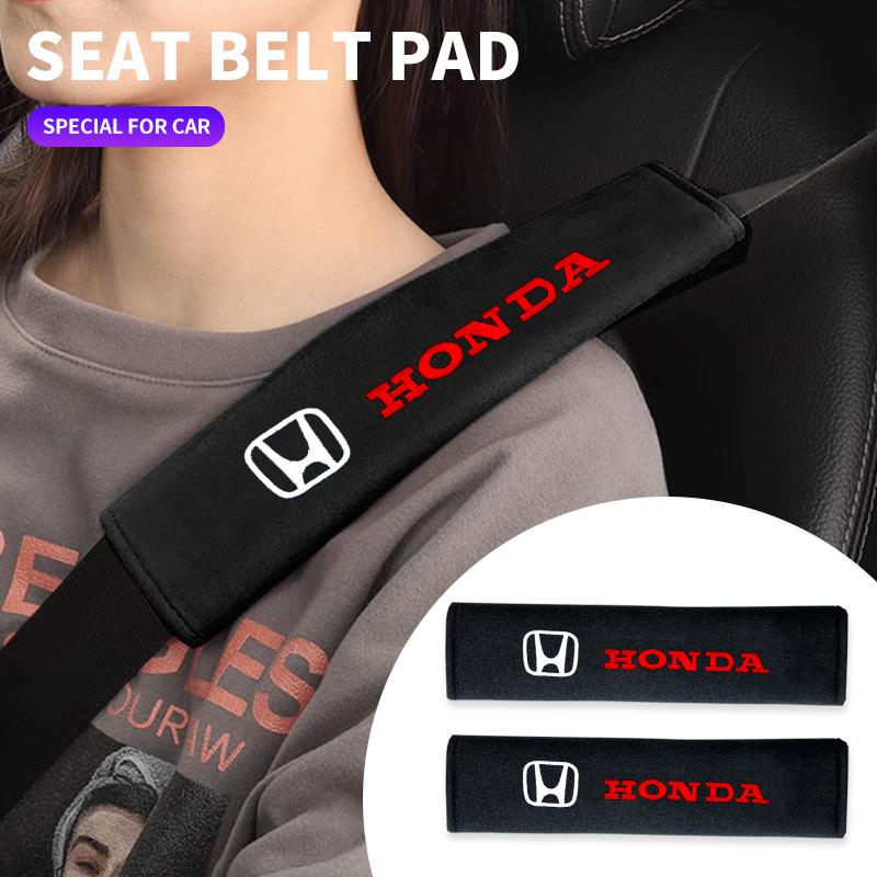 Rbnzy1 1/2 шт. Мягкая накладка на ремень безопасности автомобиля для Honda Mugen Power Civic Accord CRV Hrv Jazz Аксессуары