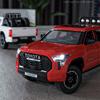 1/24 TOYOTA Tundra TRD Пикап Внедорожный литой сплав Миниатюрная игрушечная модель автомобиля с инерционным механизмом, звуком и светом, коллекция подарков для мальчика