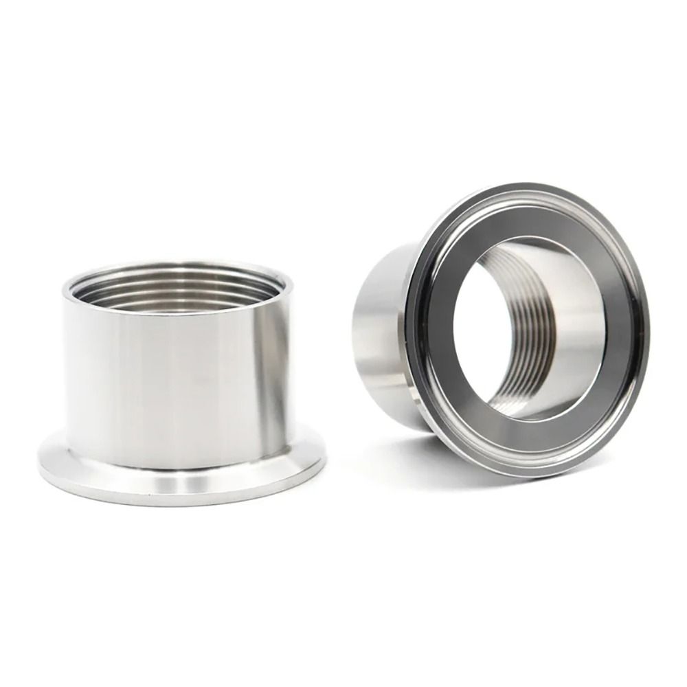 1Pcs BSPT Female/Male Thread Tri Clamp SUS304 Sanitary DN15-DN40 Pipe Fitting Connector Homebrew 1/4" 3/8" 1/2" 3/4" 1"