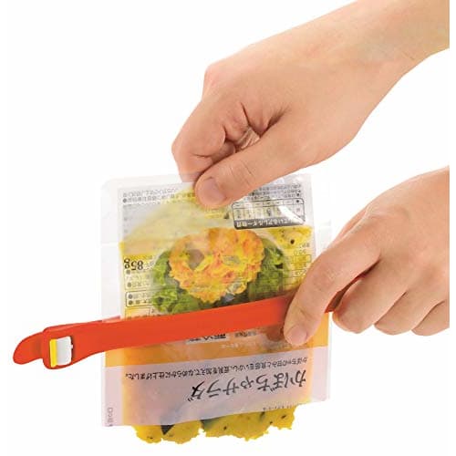 PEARL METAL Gadgetcon CC-1247 Orange Retort Squeezer Cutter, 23.5cm Long