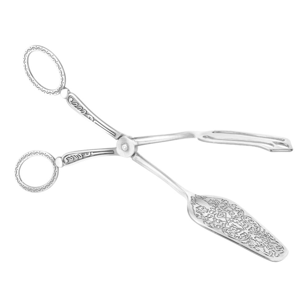 Zinc Alloy Food Tongs Retro Design Food Clip Durable Bread Tongs Home Kitchen