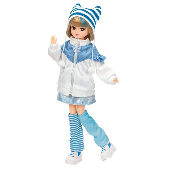 Takara Tomy Licca-chan Doll LD-17 Harajuku Subculture Girl Dress-up Pretend Play Toy Ages 3 and up