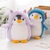 Cute Penguin Plush Toy In Christmas Outfit