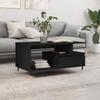 VidaXL Coffee Table Black 90x49x45 Cm Engineered Wood 831013