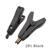 Clips LCR Kelvin Clip Copper Brass Alligator Clamp LCR Kelvin Alligator Clamp Flat Crocodile Clip