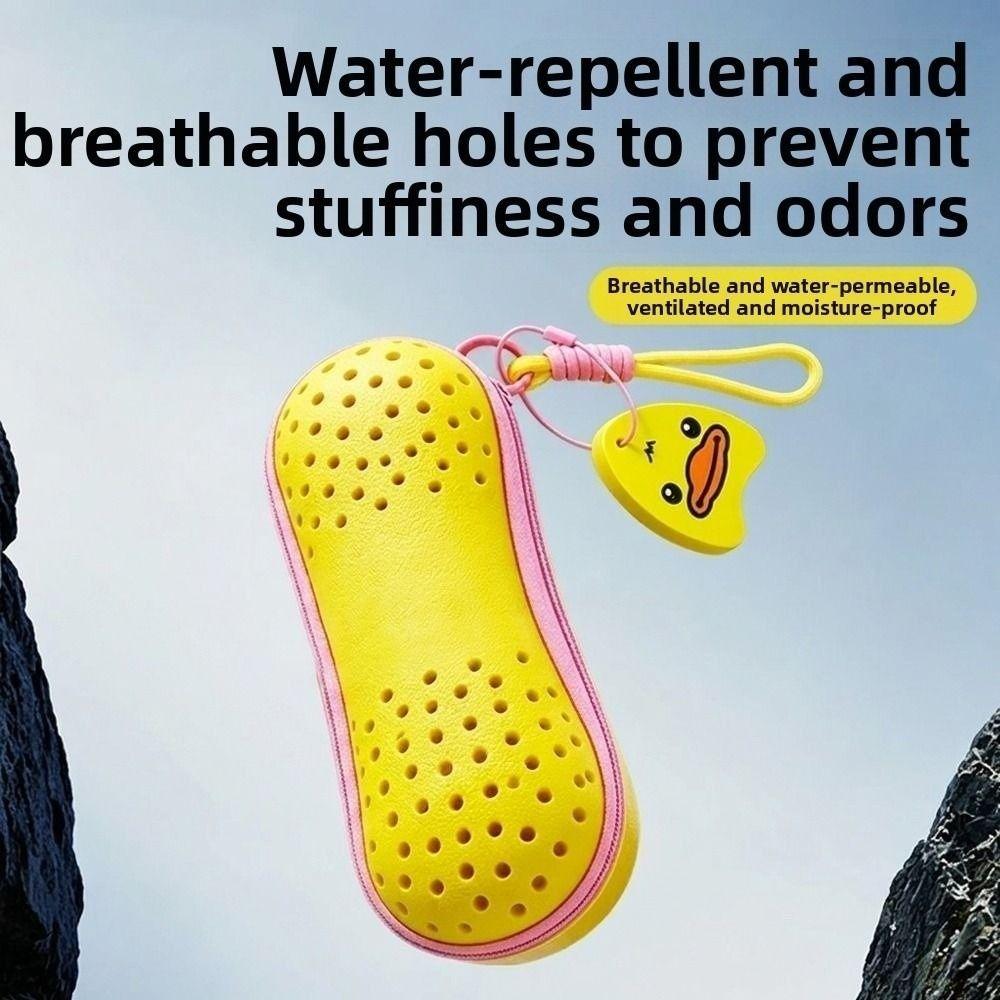 Ventilated Hole Swim Glasses Box EVA Hard Shell EVA Carry Case Pool Outdoor Trip