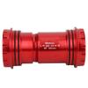 BB30 Alloy Bike Integrated Thrd Screw In Locking Bring Bottom Bracket Crankset   Accessory(Black )