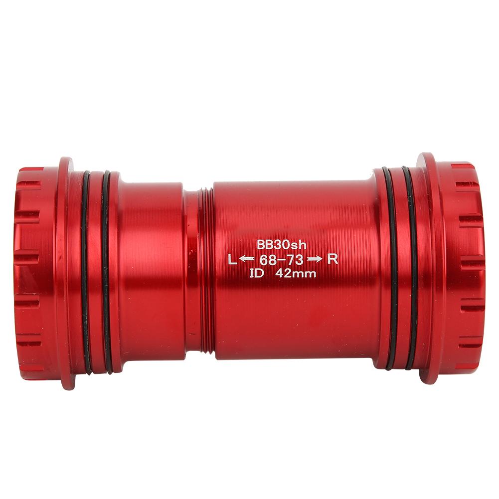 BB30 Alloy Bike Integrated Thrd Screw In Locking Bring Bottom Bracket Crankset   Accessory(Black )