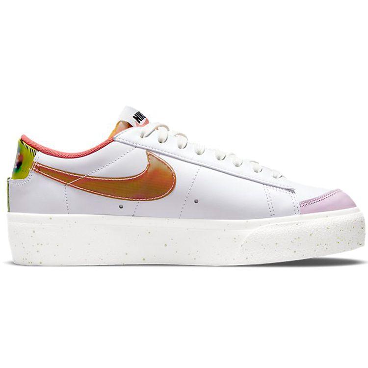 Nike Блейзер на низкой платформе The Great Unity Женские кроссовки Белый королевско-розовый парус DM5451-611
