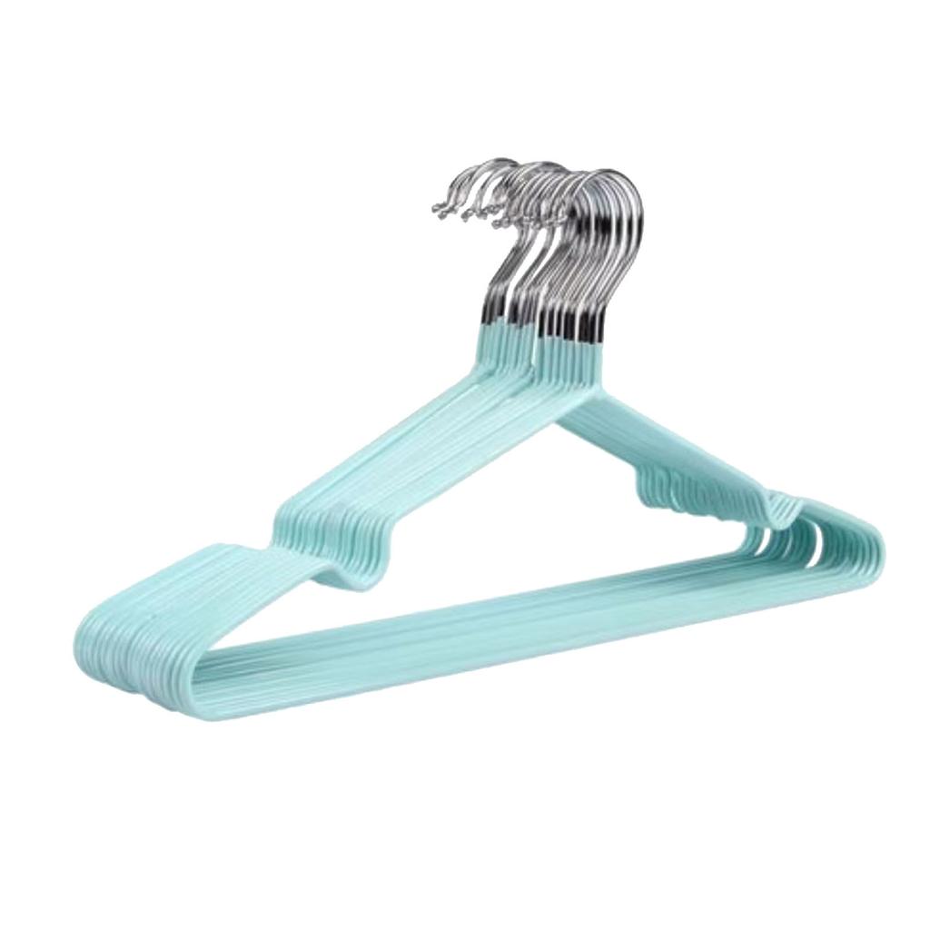Anti Slip Clothes Hanger Stainless Steel Plastic Space Saving Adult Coat Shirt Hanger for Home Use