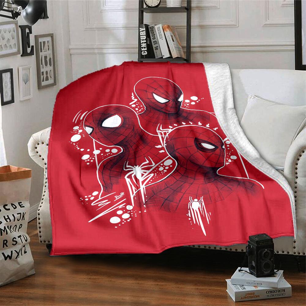 Spiderman Triumphant Return Blanket Soft Throw Blanket For Home Bedroom Bed Sofa Travel Office Solid Christmas Blanket