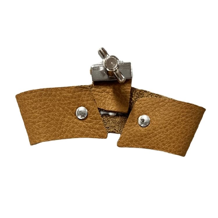 Leather Drum Sticker Drum Pad Dampening Pads Drum Dampener Drum Mute Cushions Leather Dampeners Drum Mute Pads for Drums