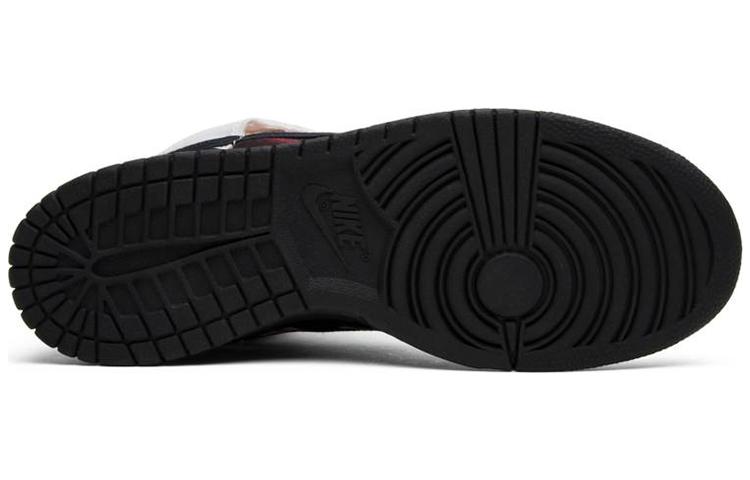 Nike Dunk SB Melvins Удобные Высокие Кеды для Скейтборда Мужские Белые Черные 305050-103