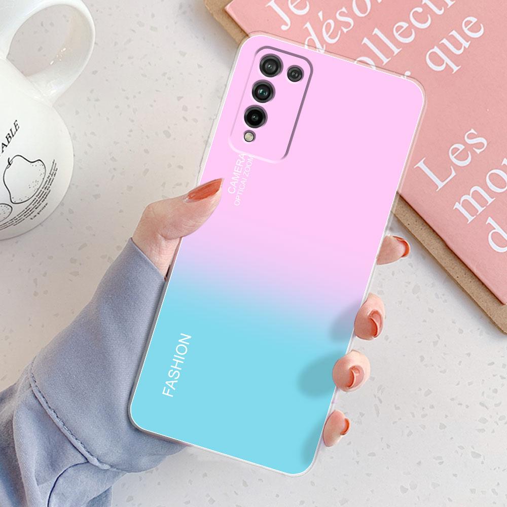For Honor 10X Lite Case Cover DNN-LX9 Honor10X Lite 10 X Lite Chic Girl Marble Silicone Clear Phone Case For Honor 10X Lite Cute
