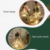 Puntos Christmas Tree Transparent LED Luminous Night Light Ball Hanging Pendant Decor
