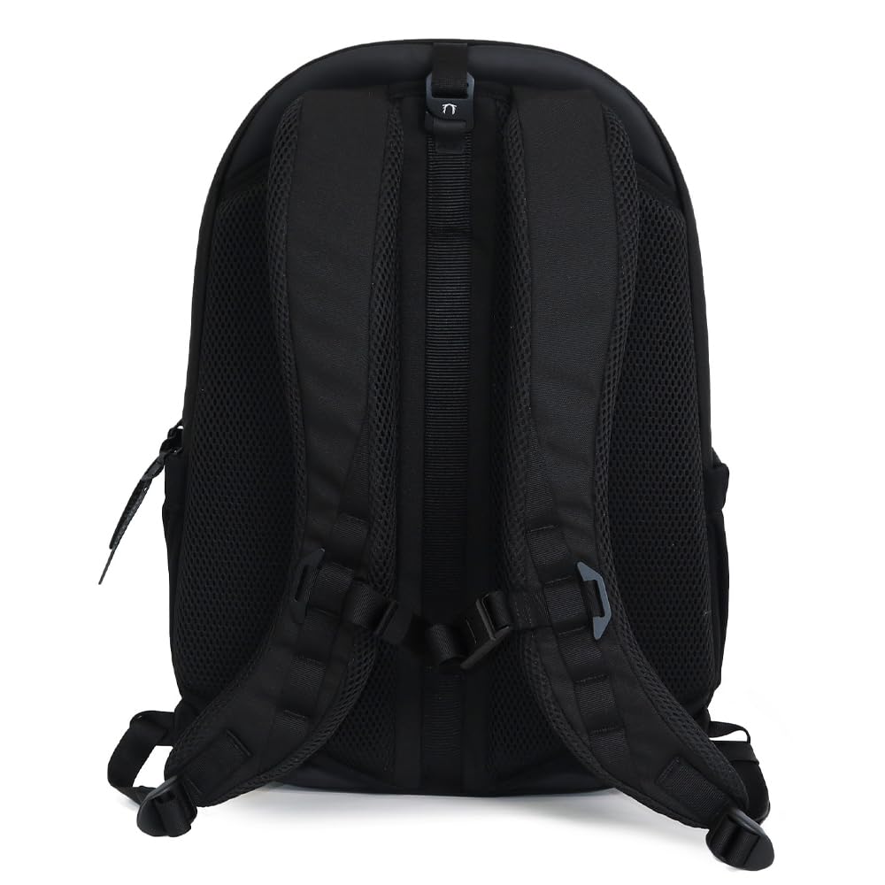 BLACK EMBER TORTOISE PACK 7224001 Backpack, BusinessCasual, Black Nylon, Men's, Ripstop