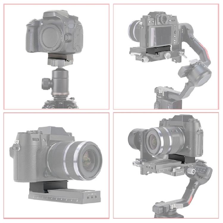 Upper Plate Universal Camera Fitting Upper Quick Release Plate for RS4pro Action Cameras Suitable for All Genders