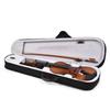 4 4 EQ Violin Full Size Set Solid Wood Violin for Beginners Students School Learners Shoulder Support Audio Cable Spare