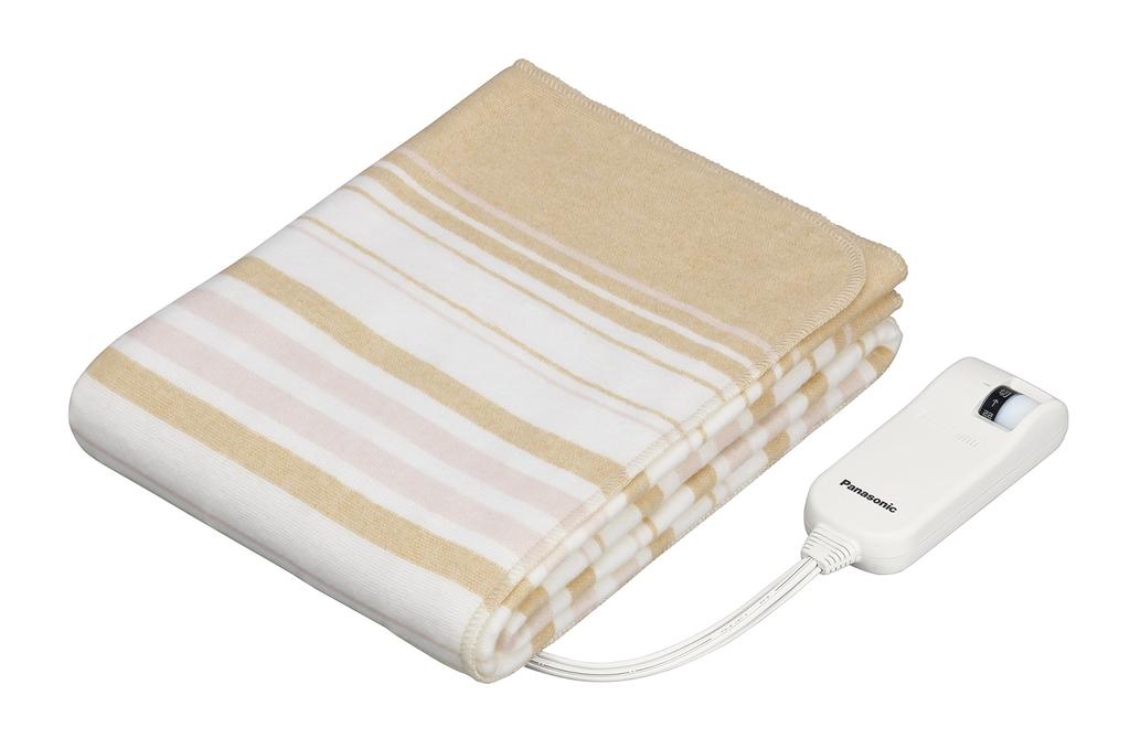 Panasonic Electric Blanket Single 140 X 80cm Washable with Room Temperature Sensor Beige DB-U12T-C