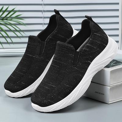 Обувь женская летняя новая легкая и не уставшая обувь для мамы, повседневные одинарные туфли на одной педали, полиуретановая женская обувь