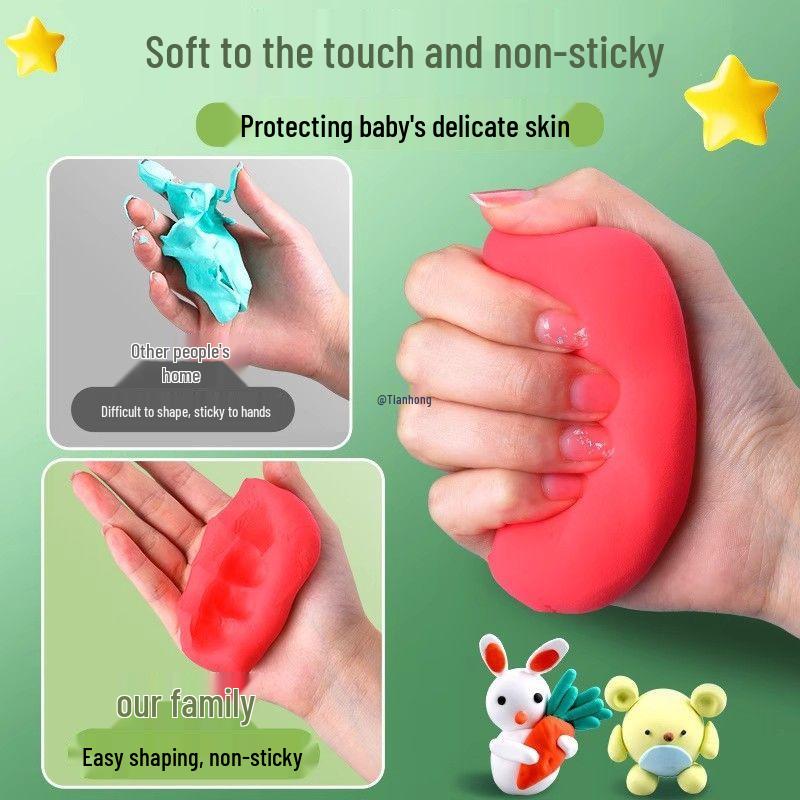 Глина сменная: Без запаха пластилин для детей, 12, 24, 36 цветов, инструменты ручной работы для детского сада.