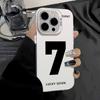 Чехол для телефона Apple 15promax счастливый номер iphone14promax личность 13pm модный 12/11 мода x