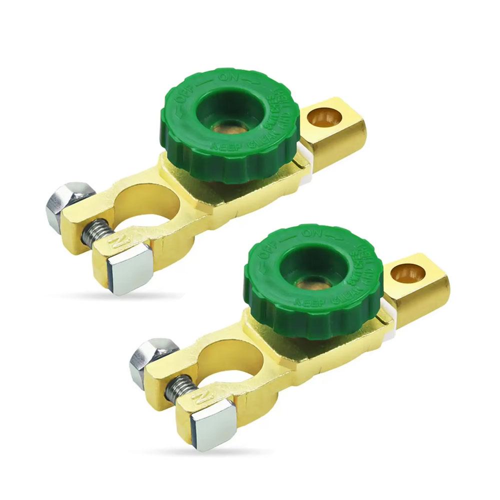 Car Battery Switch Battery Terminal Link Switch Automatic Circuit Breaker Car Battery Power-off Switch Quick Cut-off Disconnect Protector RV 12V-24V