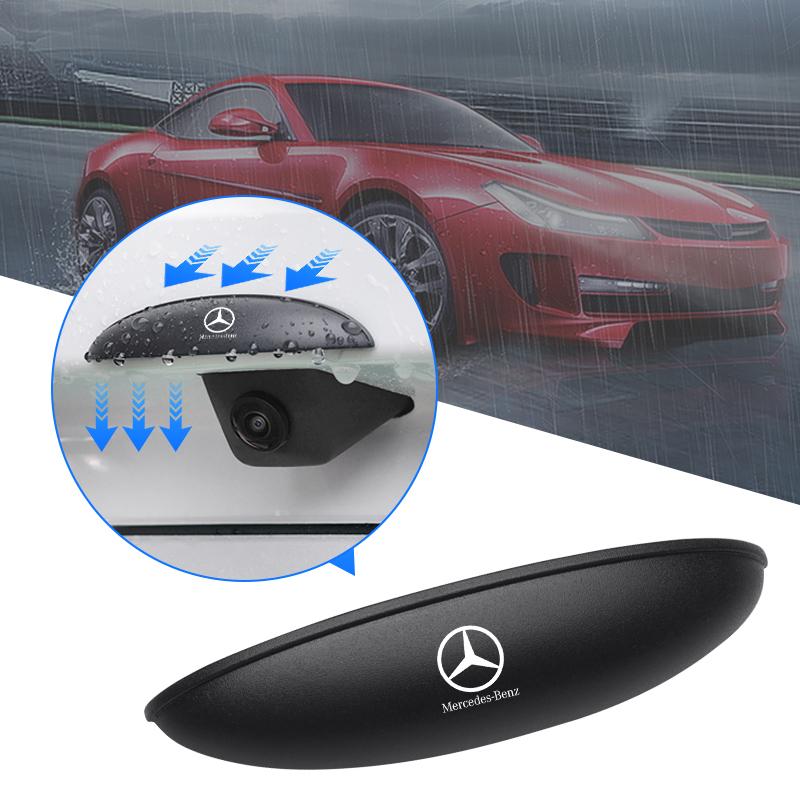 Car Rear View Camera Rainproof Sun Shade Protector Anti-Glare Waterproof Cover For Mercedes Benz C E S Class GLC GLB GLE GLS GLA DN3