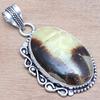 Подвеска Septarian Jasper Gemstone Gift For Her Серебряные украшения 2"