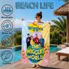 Wiggle And Learn Show Beach Towel, Microfiber Beach Towel, Perfect For Pool, Beach, Travel, Home Decor Beach Party Fan gifts