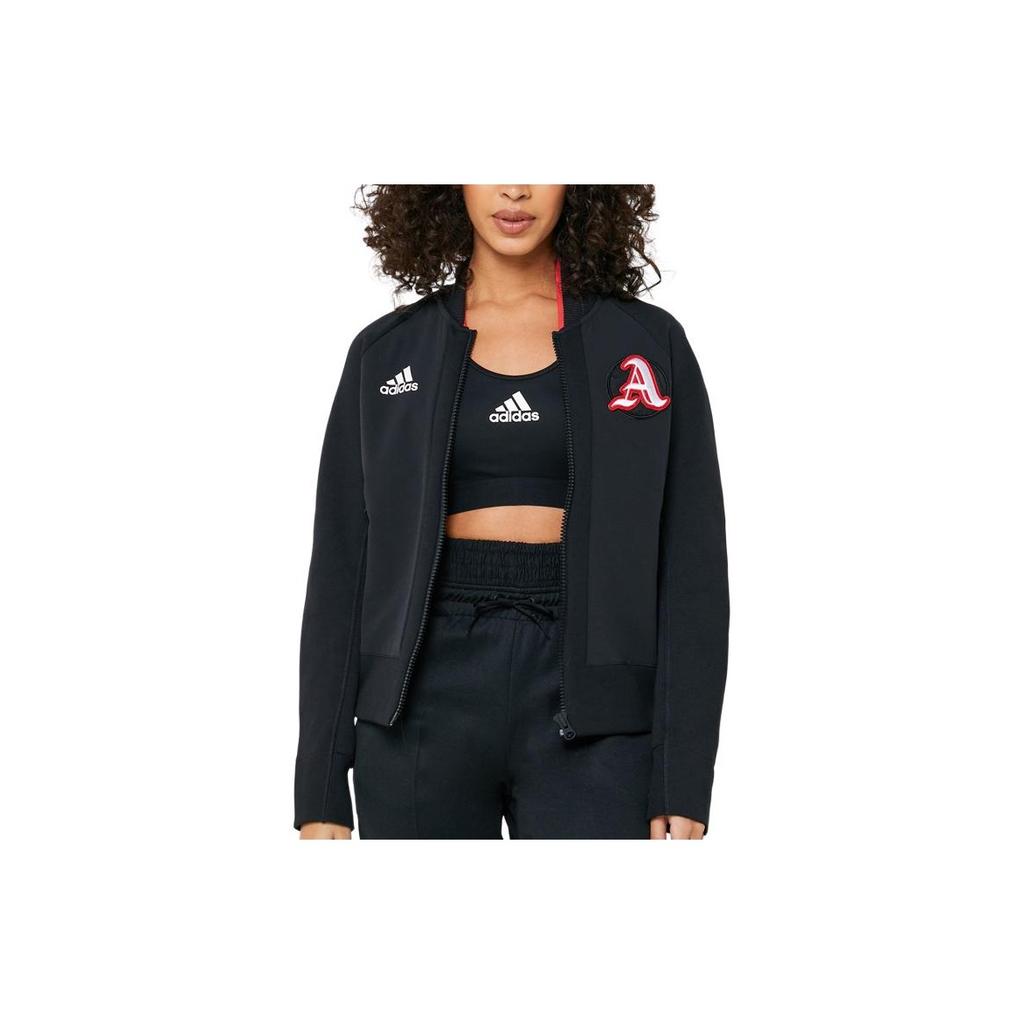 adidas Куртка VRCT с длинным рукавом, спортивное пальто, женская верхняя одежда, черная FI9214