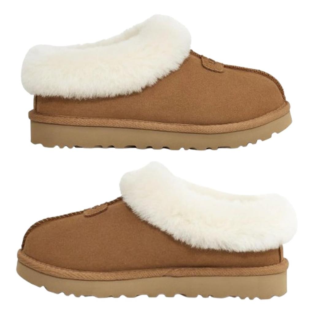 UGG Women's Tazzette Suede Fur-Lined Slipper Slip-On Shoes US8 (25cm) 1134810
