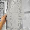 1PC LOZUJOJU 40-70% Blackout European Style Versatile Luxury Jacquard Ring Type Sheer Curtains for Living Room Bedroom Home Decor