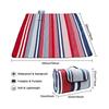 200x200cm Thickened Picnic Mat, Waterproof Large Portable Fleece Beach Blanket for Outdoor Camping BBQ Summer