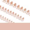 Нюдовые миндальные накладные ногти с блестками - Короткие носимые советы по дизайну ногтей