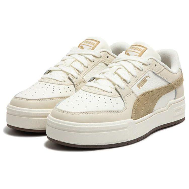 Puma Ca Pro Low Top Sneakers Unisex Sneakers White Brown 393490-07