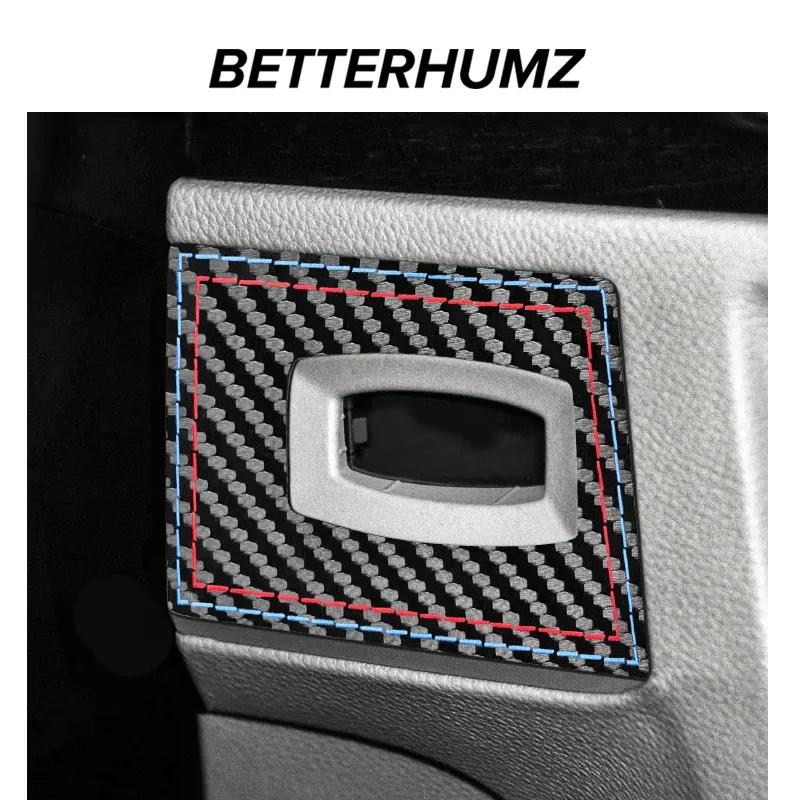 For BMW E90 E92 E93 3 Series Made of Alcantara Car Ignition Switch Key Hole Panel Cover Trim Frame Sticker Interior Accessories