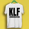 Белая футболка KLF Communications Полный размер S-5XL Унисекс BT1850 Унисекс Футболка