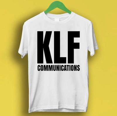 Белая футболка KLF Communications Полный размер S-5XL Унисекс BT1850 Унисекс Футболка