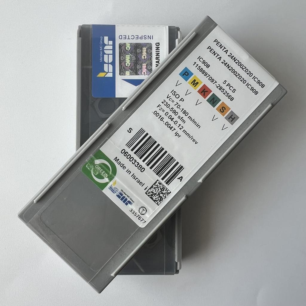 ISCAR / PENTA24N200Z020 IC908 / Промышленные сменные твердосплавные пластины 5 шт.