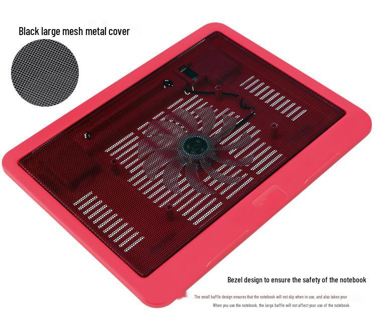 Бесшумный цветной вентилятор для охлаждения ноутбука N19 с присоской