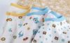 Babykoi Baby Thick Belly Warmer Top and Bottoms Front Long Bear 90cm Pajamas, Set, Opening, Spring/Autumn/Winter, Sleeves, Girls/Boys, All-Over Print,