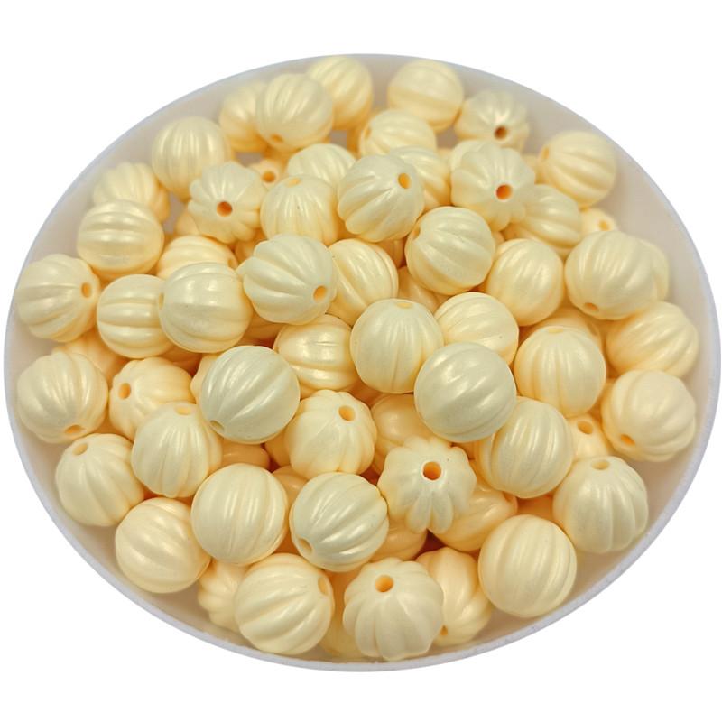 Изысканный браслет ручной работы для изготовления макарон, свободные бусины, 10 шт., 11 мм, перламутровые акриловые бусины в форме арбуза, однотонные бусины «сделай сам», бусины, ручные аксессуары