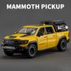 2025 Новый 1:32 Dodge RAM 1000 TRX Mammoth Picku Модель легкосплавного автомобиля со звуком и светом, детская игрушка для коллекционирования, подарок на день рождения