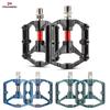 PROMEND Bicycle Pedal DU Double Bearing MTB Anti-slip Ultralight Aluminum Mountain Road Bike Platform Pedals Cycling Accessories