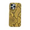 Модный шикарный кожаный чехол для телефона с текстурой змеиной кожи для iPhone 16 15 14 13 Pro Max Мягкая силиконовая задняя крышка