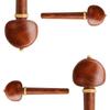 4Pcs/set Mahogany Cello Pegs Cello Part Tuning Pegs Cello Pegs Tuners Cello Pegs Drop Cello Shafts Handle for Cello